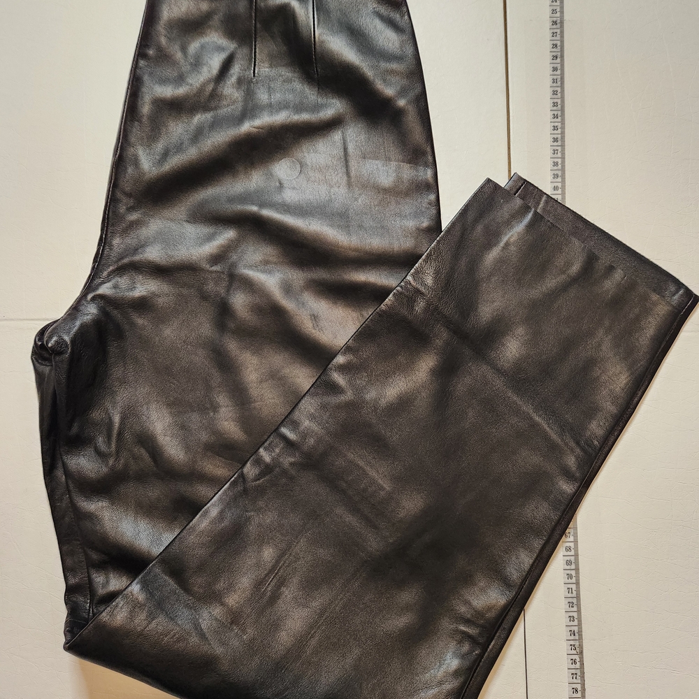 Garfield & Marks Black Leather Pants